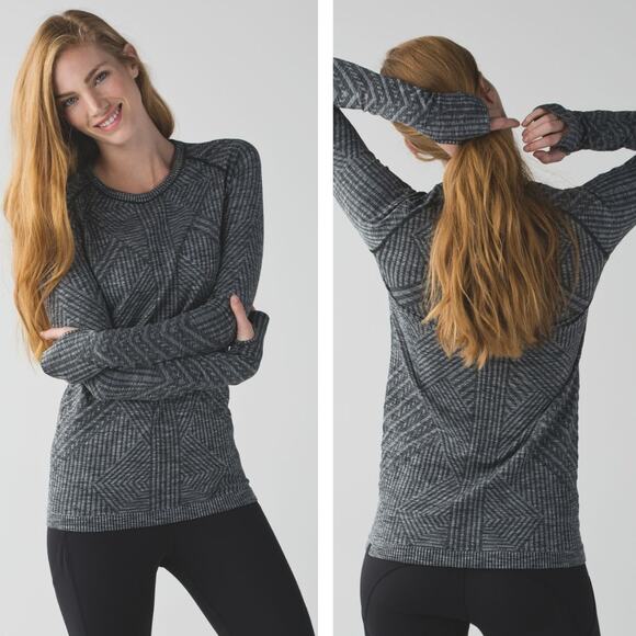 LULULEMON Rest Less Pullover Size 4 Heathered Black - Picture 1 of 7